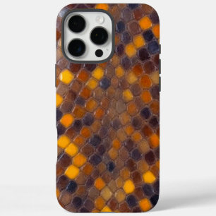 Coque iPhone 16 Pro Max Serpent Shield : Brown & Gold Edition