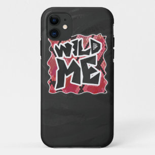 Coque iPhone 11 Serpent Wild Me Black et Red Print