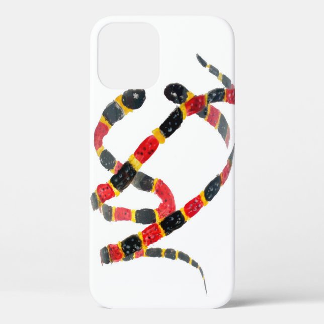 Coques Case-Mate iPhone Serpents de corail (Verso)