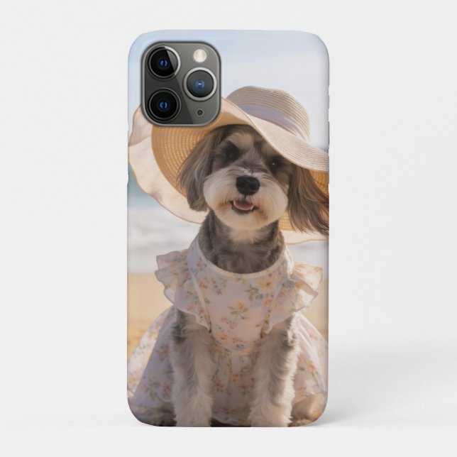 Coques Case-Mate iPhone Serviette de plage Schnauzer  (Dos)