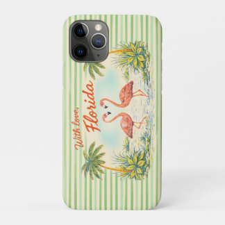 Case-Mate iPhone Case Serviette Flamingo Avec Amour Floride Style Vintag