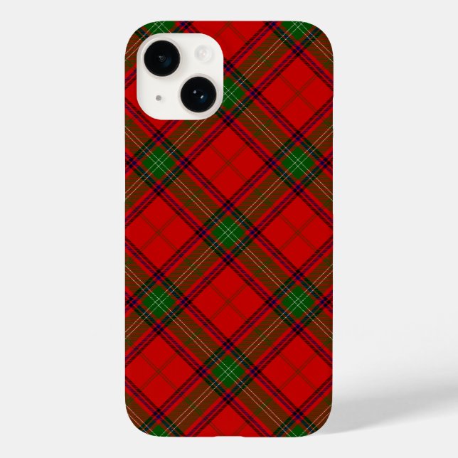 Coques Case-Mate iPhone Seton tartan rouge vert plaid (Verso)