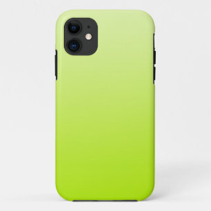Coque iPhone 11 SEULEMENT dégradés de COULEUR - vert ressort