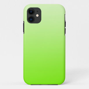 Coque Case-Mate iPhone SEULEMENT gradients de COULEUR - vert de néon