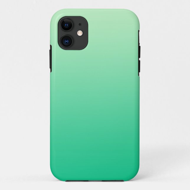 Coques Case-Mate iPhone SEULS gradients de COULEUR - vert océan (Dos)