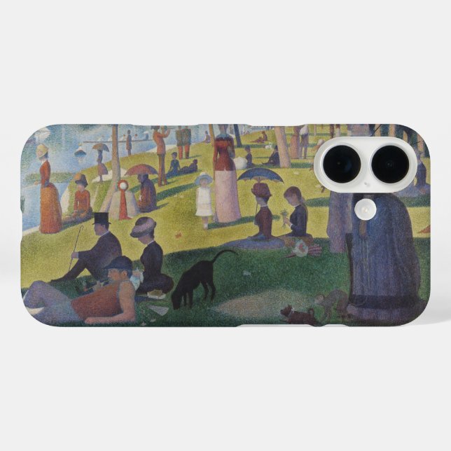 Coques Case-Mate iPhone Seurat dimanche La Grande Jatte Beaux-Arts (Verso (horizontal))