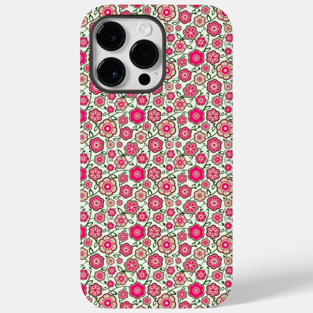 Coques Case-Mate iPhone Shabby Chic Rose Floral (Verso)
