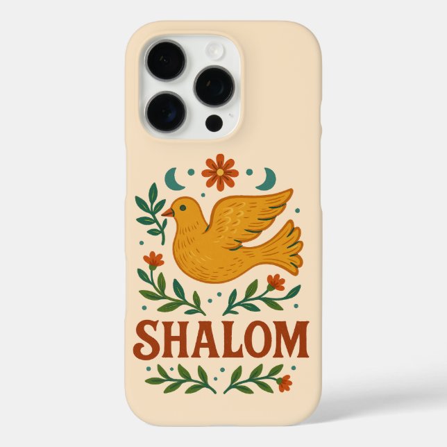 Coques Case-Mate iPhone Shalom Colombe Paix Terre (Verso)