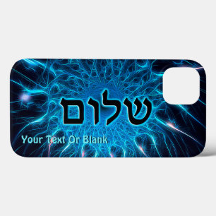Etui iPhone Case-Mate Shalom Sur Fractage Bleu