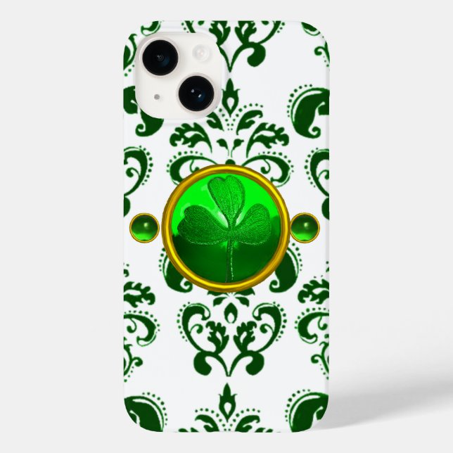 COQUES Case-Mate iPhone SHAMROCK DE LA JOURNÉE DE SAINT PATRICK AVEC DOMMA (Verso)