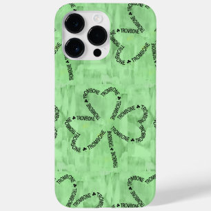 Coque Case-Mate iPhone Shamrock de texte Trombone