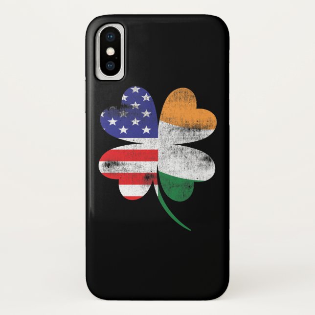 Coques Case-Mate iPhone Shamrock irlandais (Dos)