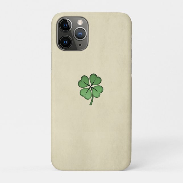 Coques Case-Mate iPhone Shamrock irlandais chic (Dos)