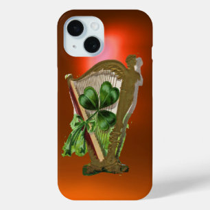 Coque Case-Mate iPhone SHAMROCK VERT HARP orange
