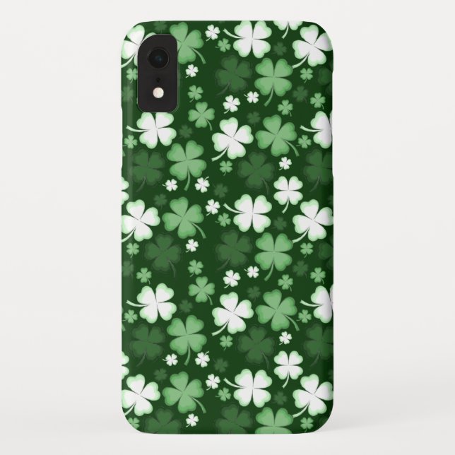 Coques Case-Mate iPhone Shamrocks de la Saint Patrick (Dos)