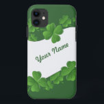 Coque iPhone 11 Shamrocks persionalized<br><div class="desc"></div>