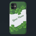 Coque iPhone 11 Shamrocks persionalized<br><div class="desc"></div>