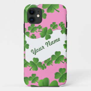 Coque iPhone 11 Shamrocks personnalisés