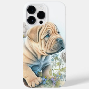 COQUE Case-Mate iPhone SHAR PEI PUPPY CHIEN DE COULEUR D'EAU CUITE