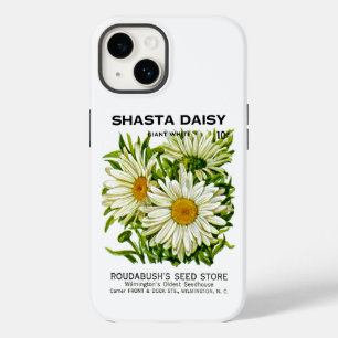 Coque Case-Mate iPhone Shasta Daisy Vintage Seed Packet Coque-Mate iPhone