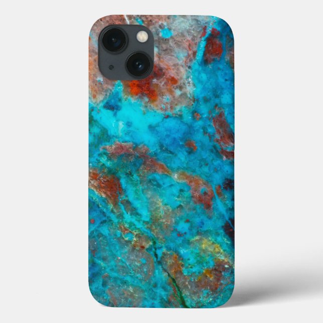 Coques Case-Mate iPhone Shattuckite bleue (Verso)