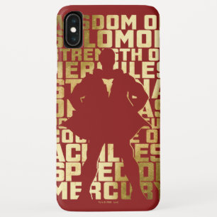 Case-Mate iPhone Case SHAZAM ! graphique d'or de typographie de