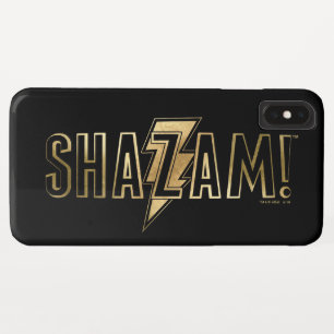 Case-Mate iPhone Case SHAZAM ! logo d'or de