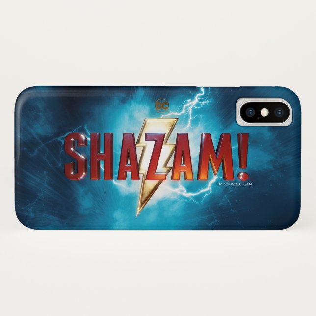 Coques Case-Mate iPhone SHAZAM ! | Logo théâtral (Dos (Horizontal))