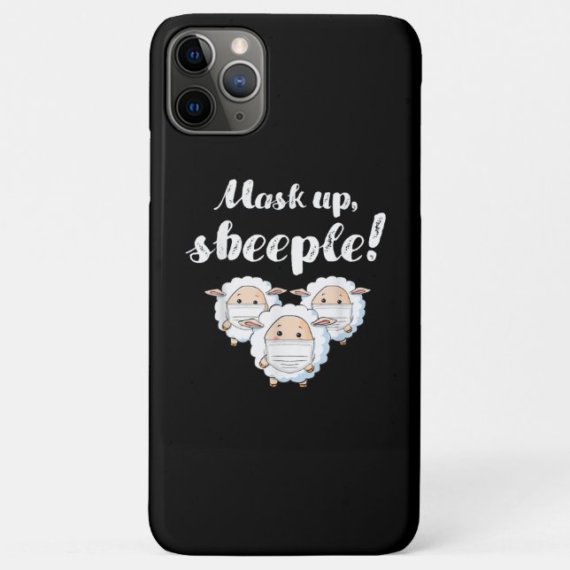 Coques Case-Mate iPhone Sheep in mask | Animal Lovers (Dos)