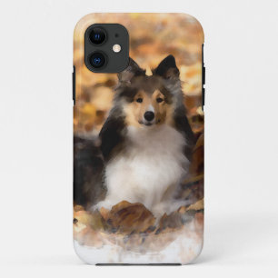 Coque Case-Mate Pour iPhone Sheltie Shetland Sheepdog Art Peinture