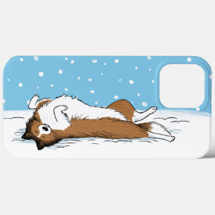 Case-Mate iPhone Case Shetland Sheepdog Chien de neige - Happy Sheltie W