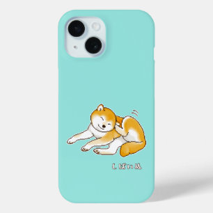 Coque Case-Mate iPhone Shiba Inu Chien Qui Écrache Son Oreille Pixelart