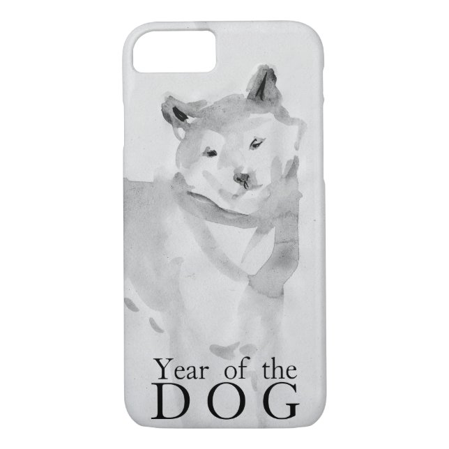 Coques Case-Mate iPhone Shiba Inu Peinture Chien chinois Année 2018 Coque3 (Dos)