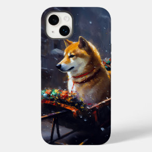 Coque Case-Mate iPhone Shiba Inu Saison Festive de Noël