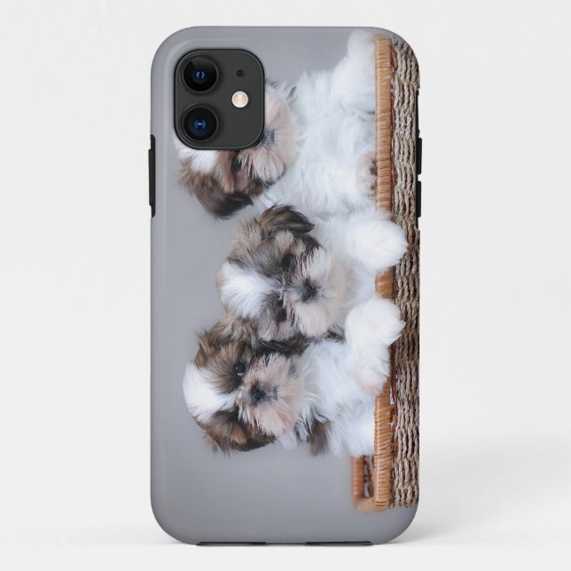 Coques Case-Mate iPhone Shih Tzu puppies (Dos)