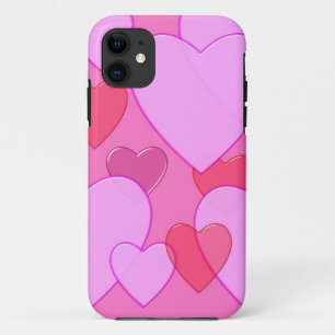 Etui iPhone Case-Mate Shining heart Valentine background rose