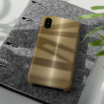 Case-Mate iPhone Case Shiny Metallic Faux Gold Background<br><div class="desc">Simple brillant métal faux or arrière - plan en acier inoxydable</div>