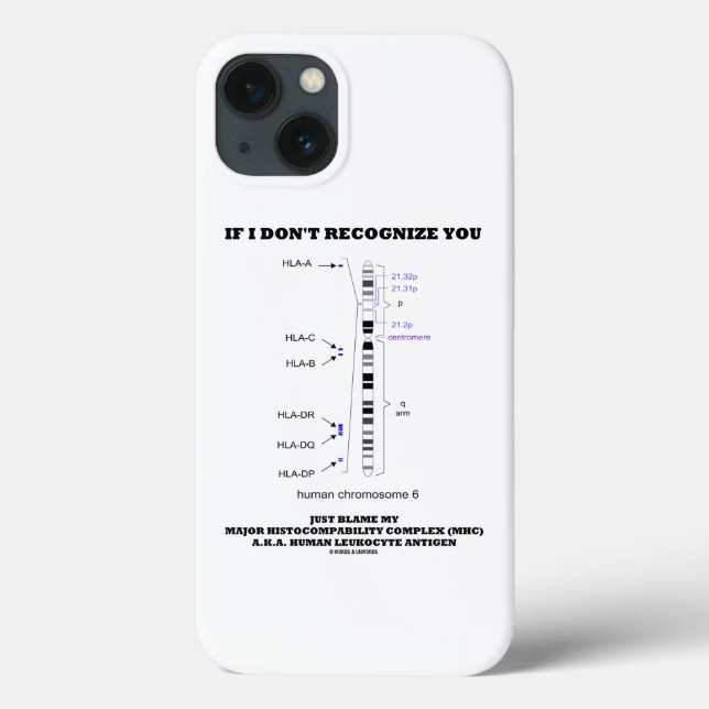Coques Case-Mate iPhone Si je ne vous reconnais pas, blâmez mon chromosome (Verso)