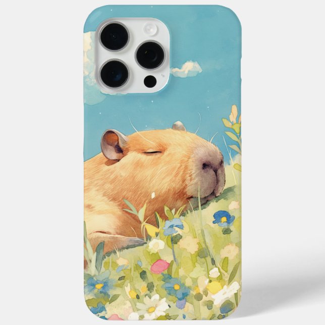 Coques Case-Mate iPhone Sieste de Capybara (Verso)