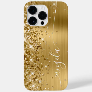 Coque Case-Mate iPhone Signature de glamour doré Glitt