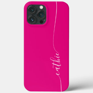 Case-Mate iPhone Case Signature élegante rose et blanc chaud
