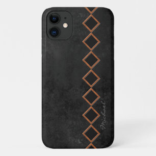 Case-Mate iPhone Case Signature en cuivre noir