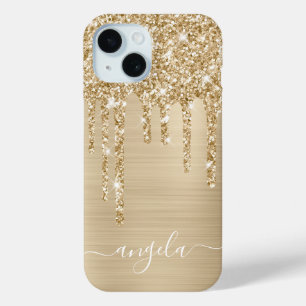 Coque Case-Mate iPhone Signature Féminin Paillettes Champagne