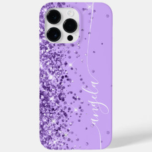 Coque Case-Mate iPhone Signature Glamour Pailleté Lavande et Violet