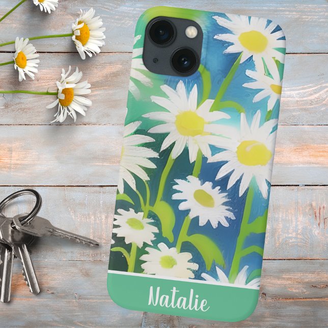 Coques Case-Mate iPhone Signature Watercolor Wild Daisies (Créateur téléchargé)