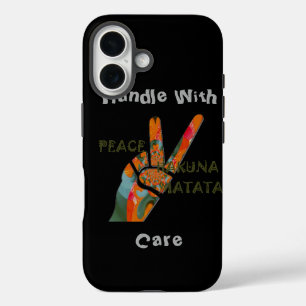 Coque Pour iPhone 16 Signe de deux doigts de la main de la paix