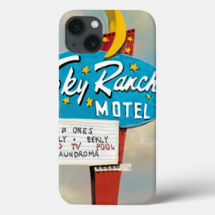 Coque Case-Mate iPhone Signe de motel de ranch de ciel