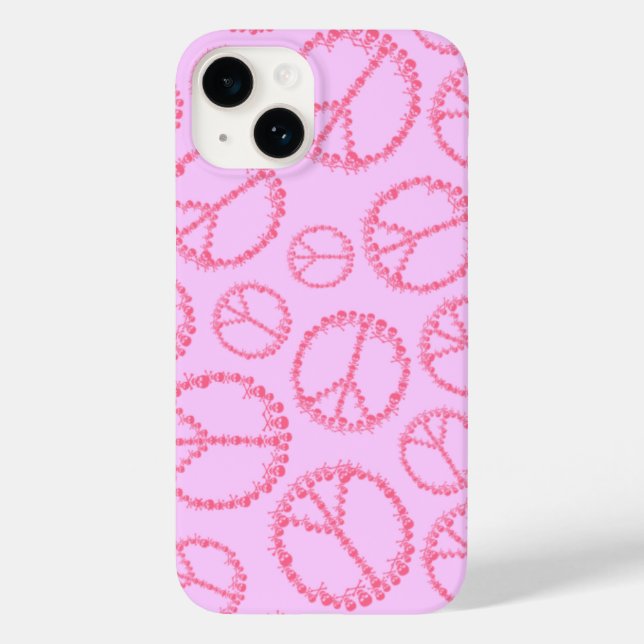 Coques Case-Mate iPhone Signe de paix de Skully (Verso)