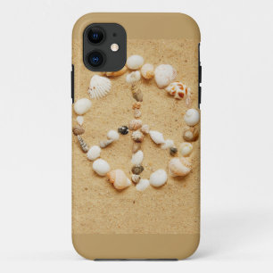 Coque Case-Mate Pour iPhone Signe de paix minuscule de coquillage