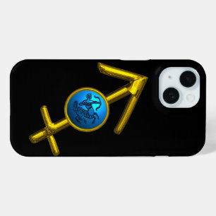 Coque Case-Mate iPhone SIGNE D'OR ZODIAC SAGITTARIUS, Turquoise Bleu, Noi